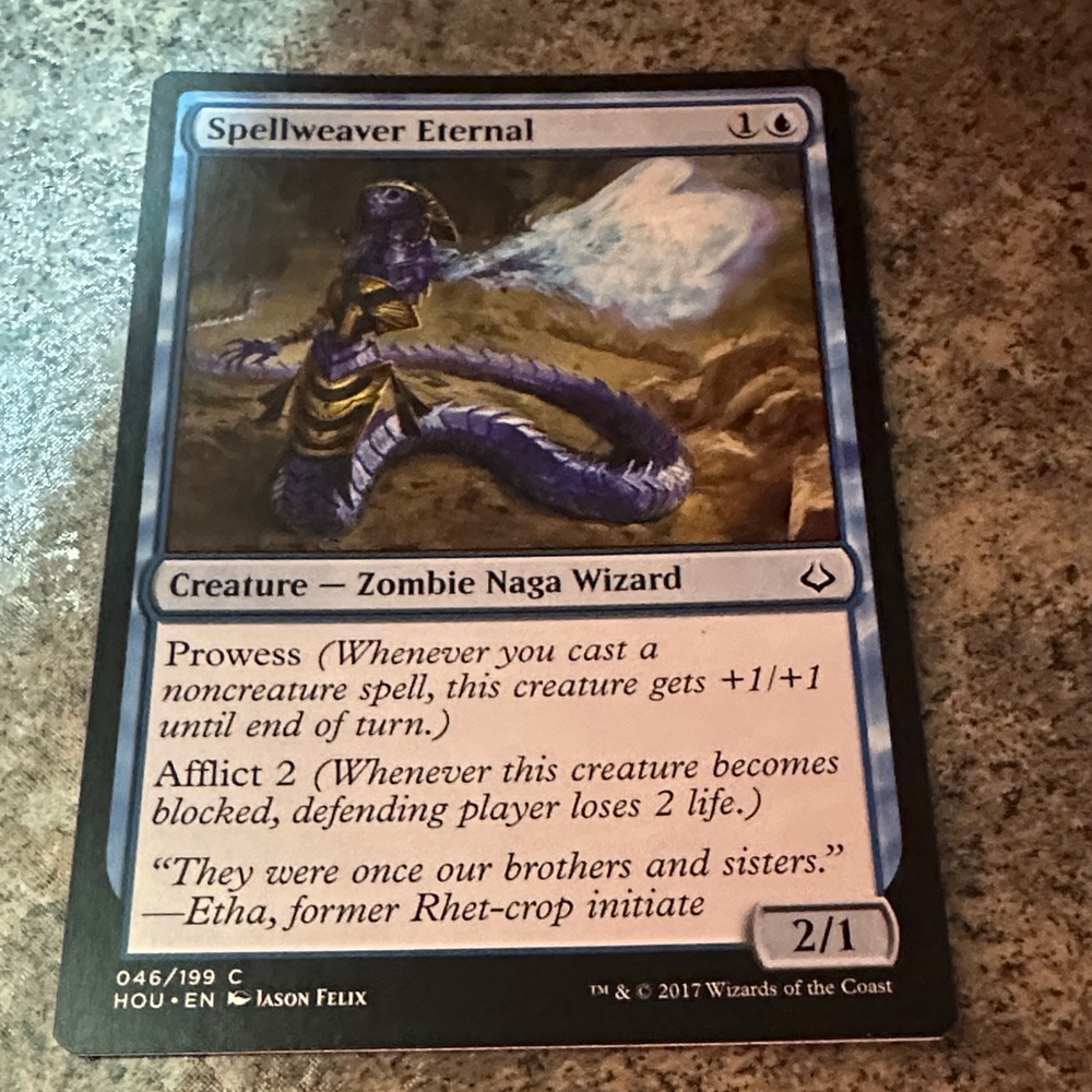 Spellweaver Eternal Magic Card